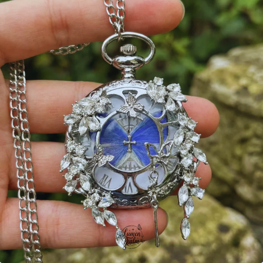 Princess Butterfly Pocket Watch